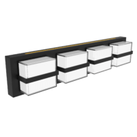 HRVL | 24” Hera Vanity Light with NightLightR™ Matte Black