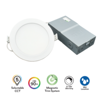 4” Altair Canless Downlight, 120-277V, 0-10V Dim