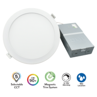 6” High Output Altair Canless Downlight, 120-277V, 0-10V Dim