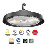 ERHB | Essential Round High Bay, Lumen Package 30L, Black