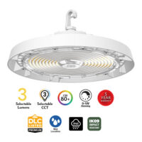 ERHB | Essential Round High Bay, Lumen Package 36L, White